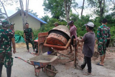 Membangun Jalan, Begini Langkah Personel Perbatasan Lakukan