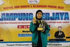 Seorang Mahasiswi Asal PALI Raih Medali Emas Dalam Kejuaraan Silat Wakili Lampung, Ini Sosoknya