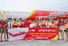 Vietjet Ciptakan Sejarah Lewat Kedatangan Pesawat ke-101 di Ho Chi Minh City