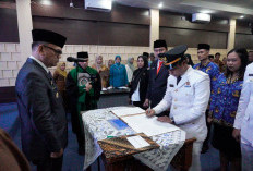 Bupati Empat Lawang Lantik dan Ambil Sumpah Pejabat Eselon 3 dan 4, Ini Pesannya
