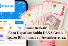 Jumat Berkah! Cara Dapatkan Saldo DANA Gratis Rp400 Ribu Jumat 13 Desember 2024