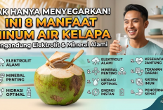 Tak Hanya Menyegarkan, Ini 8 Manfaat Minum Air Kelapa yang Mengandung Elektrolit dan Mineral untuk Tubuh