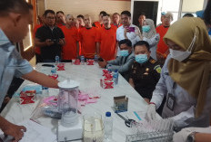 Satresnarkoba Polres Lahat Blender 56,893 Gram Sabu dan Bakar 232,782 Gram Ganja, Ini Buktinya 
