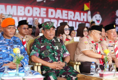 Pembukaan Jambore Daerah Sumsel ke-IX, Perwakilan Kodam II Sriwijaya Ini Ikut Hadir