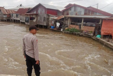 Cek Debit Air, Polsek Pemulutan Klaim Situasi Wilayah Terpantau Normal
