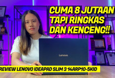 Review Lenovo IdeaPad Slim 3 14ARP10 5KID: Laptop Budget 8 Jutaan dengan VRAM 2GB!