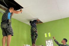 Percepat Penyelesaian Pembangunan Sarana Ibadah, Satgas TMMD Kodim Lahat Lakukan Pengerjaan Ini