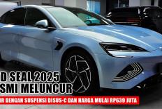BYD Seal 2025 Resmi Meluncur, Hadir dengan Suspensi DiSus-C dan Harga Mulai Rp639 Juta