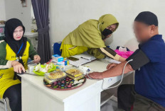 Peduli Lansia, Rutan Baturaja Gandeng Puskesmas Sekarjaya Gelar Pemeriksaan Kesehatan Gratis