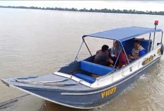 Bocah di Desa Upang Dilarikan Ke Rumah Sakit Gunakan Ambulance Apung Polairud Polda Sumsel, Sakit Apa?