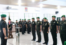 Sertijab Pejabat Kasi, Danrem 044/Gapo: Berikan Karya Pengabdian Terbaik Bagi Kepentingan TNI AD Hingga Negara