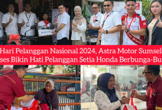 Hari Pelanggan Nasional 2024, Astra Motor Sumsel Sukses Bikin Hati Pelanggan Setia Honda Berbunga-Bunga