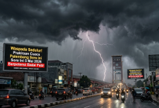 Waspada Sedulur! Prakiraan Cuaca Palembang Sore Ini 5 Mei 2026 Berpotensi Badai Petir