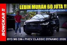 Gak Nyangka Secanggih Ini! Bongkar BYD M6 DM-i Classic Dynamic Plug-In Hybrid 2026, Review Exterior & Interior