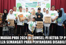 Semarak PHDI 2024 di Sumsel, Pj Ketua TP PKK Melza Semangati Para Penyandang Disabilitas