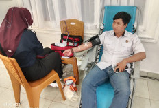 Polres Lahat Gelar Baksos Donor Darah, Rangka Hari Bhayangkara ke 80 Wujud Peduli Sosial Lintas Instansi