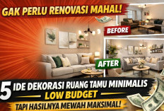 Gak Perlu Renovasi Mahal! 5 Ide Dekorasi Ruang Tamu Minimalis Low Budget tapi Hasilnya Mewah Maksimal