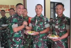 Dandim Lampung Selatan Rayakan Anggota yang Berulang Tahun, Suasananya Akrab Banget!