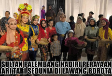Perayaan Hari Tari Sedunia 2025 di Lawang Borotan, Apresiasi Sultan Palembang Bakar Semangat Penggiat Budaya