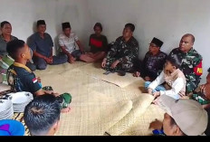 Sebelum Makan Siang Bersama Warga, Ternyata Pasiter Kodim Lahat Lakukan Hal Ini 