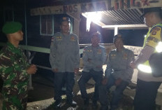 Didampingi Polsek dan Linmas, 2 Anggota Babinsa Koramil 405-11 Tanjung Sakti Laksanakan Mitigasi Kolaborasi 