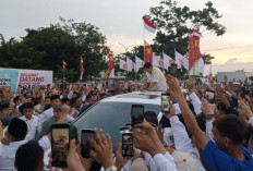 Ribuan Warga Palembang Antusias Sambut Capres Prabowo Subianto, Rela Berpanasan Hingga Tunggu Berjam jam