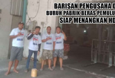 Pengusaha dan Buruh Pabrik Beras di Pemulutan Bulat Tekad Dukung HDCU, ini Alasannya!  