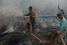 Berjibaku Bersama Warga Padamkan Api, Beginilah Cara Prajurit Kodim Lubuk Linggau Lakukan