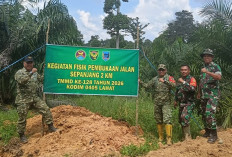 Buka Akses Jalan di Daerah Terpencil, Dansatgas TMMD Kodim Lahat Tinjau Tahapan Fisik Pembukaan Jalan