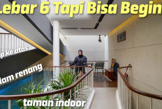 Solusi Lahan Memanjang! Desain Rumah 6x20 Unik Banyak Lengkungannya, Tampak Luas dan Mewah