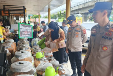 Polisi Turun ke Pasar-Pasar Palembang Jelang Lebaran