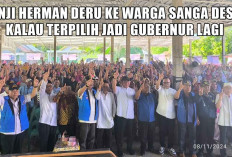 Bukan Janji Palsu! Ini Nazar Herman Deru di Sanga Desa Kalau Terpilih Jadi Gubernur Kedua Kalinya