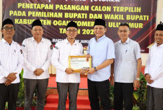 KPU Tetapkan Enos-Yudha Sebagai Bupati OKU Timur Terpilih Periode 2025-2030