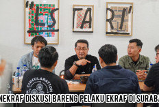 Diskusi Bareng Pelaku Ekraf di Surabaya, Menekraf Teuku Riefky Menaruh Harapan Setinggi Langit