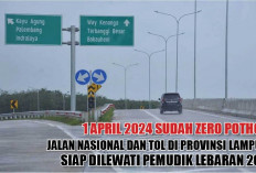 Siap Dilewati Pemudik, Jalan Nasional dan Tol Lampung Sudah Zero Pothole