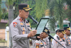 Sukses Pengamanan Pergelaran HUT ke 21 Ogan Ilir, Wakapolres Ogan Ilir Apresiasi Kinerja Personil