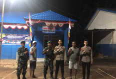 KEREN! 2 Anggota Babinsa Koramil 405-05 Pendopo Mitigasi Kolaborasi dengan Polsek dan Pemdes