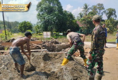 Dari Perairan Hingga Kepulauan, Kodam II Sriwijaya dan Jajaran Kebut Pembangunan Jembatan Beton