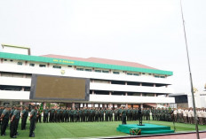 Konsisten Jaga Disiplin, Kodam II Sriwijaya Gelar Upacara Bendera Mingguan