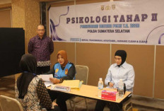 Polda Sumsel Perkuat SDM Unggul Melalui Seleksi Ketat Wawancara Psikologi Bintara Polri 2026