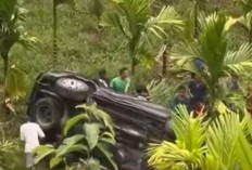 Sopir Ngantuk, Diduga Jadi Penyebab Mobil Toyota Fortuner Terperosok ke Jurang Baturaja 