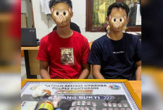 Polres Banyuasin Bekuk 2 Pengedar Sabu dari 2 Wilayah Berbeda di Gudang Muara Padang