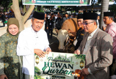 Salat di Masjid Agung Palembang, Ratu Dewa-Prima Salam Ajak Warga Maknai Pengorbanan