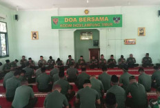 Doa Bersama Sambut Kunker RI 1 dan RI 2 di Wilayah Kodam II Sriwijaya Menjadi Cara Kodim Lampung Timur Lakukan