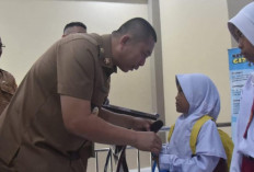 Ludi Ajak Anak-anak Pagaralam Sukseskan Gerakan Memasyarakatkan Makan Ikan (Gemarikan)