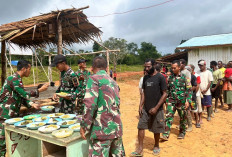 Pererat Hubungan Dengan Masyarakat di Wilayah Penugasan, Ini Giat Dilakukan Satgas Yonif 144 Jaya Yudha