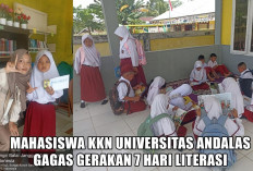 Gerakan 7 Hari Literasi, Cara Cerdas Mahasiswa KKN Universitas Andalas Dongkrak Minat Literasi Warga Nagari 