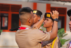 Taruna Bhakti Hari Ke-4, Polrestabes Palembang Tanamkan Disiplin dan Keselamatan Berlalu Lintas