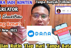 Content Kreator Hingga Download Aplikasi Bisa Hasilkan Saldo DANA Gratis, Dompet Digital Auto Gendut