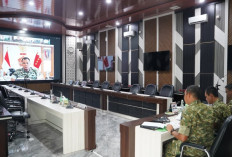Top! Kodim Lubuk Linggau Tuntaskan 100 Persen KDKMP, Pangdam II Sriwijaya Ikuti Evaluasi Strategis